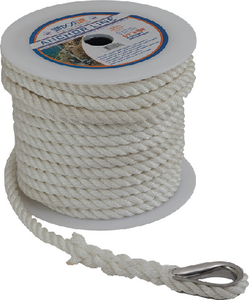 SEA-DOG LINE 301110150WH-1 ANCHOR LINE WH 3/8"X150' 1/PK
